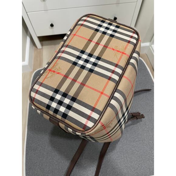 Burberrys Vintage Nova Haymarket Bucket Bag Drawstring Bag - Picture 6 of 6